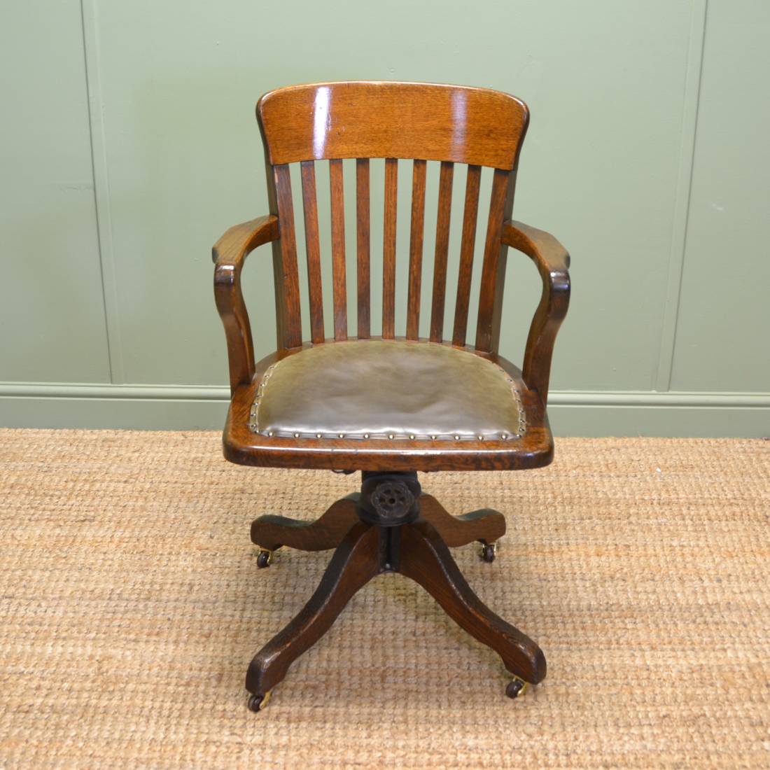 antique office chair        <h3 class=