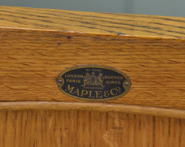 Maple & Co - London, Paris and Buenos Aires.
