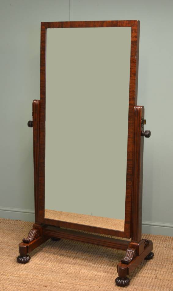 antique cheval mirror