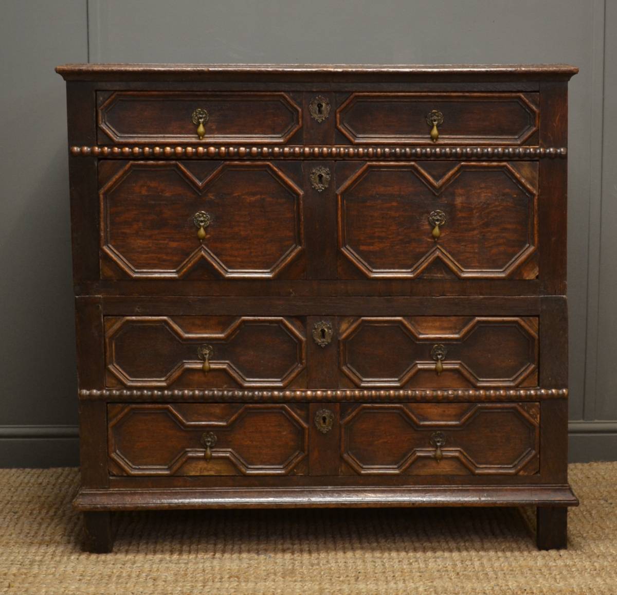 Early Period Antique Furniture - Oak Chest
