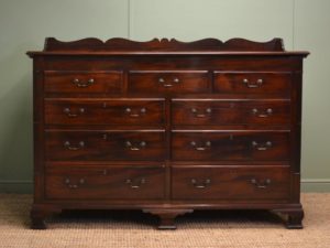 Large Antique Georgian Lancashire Chest of drawers