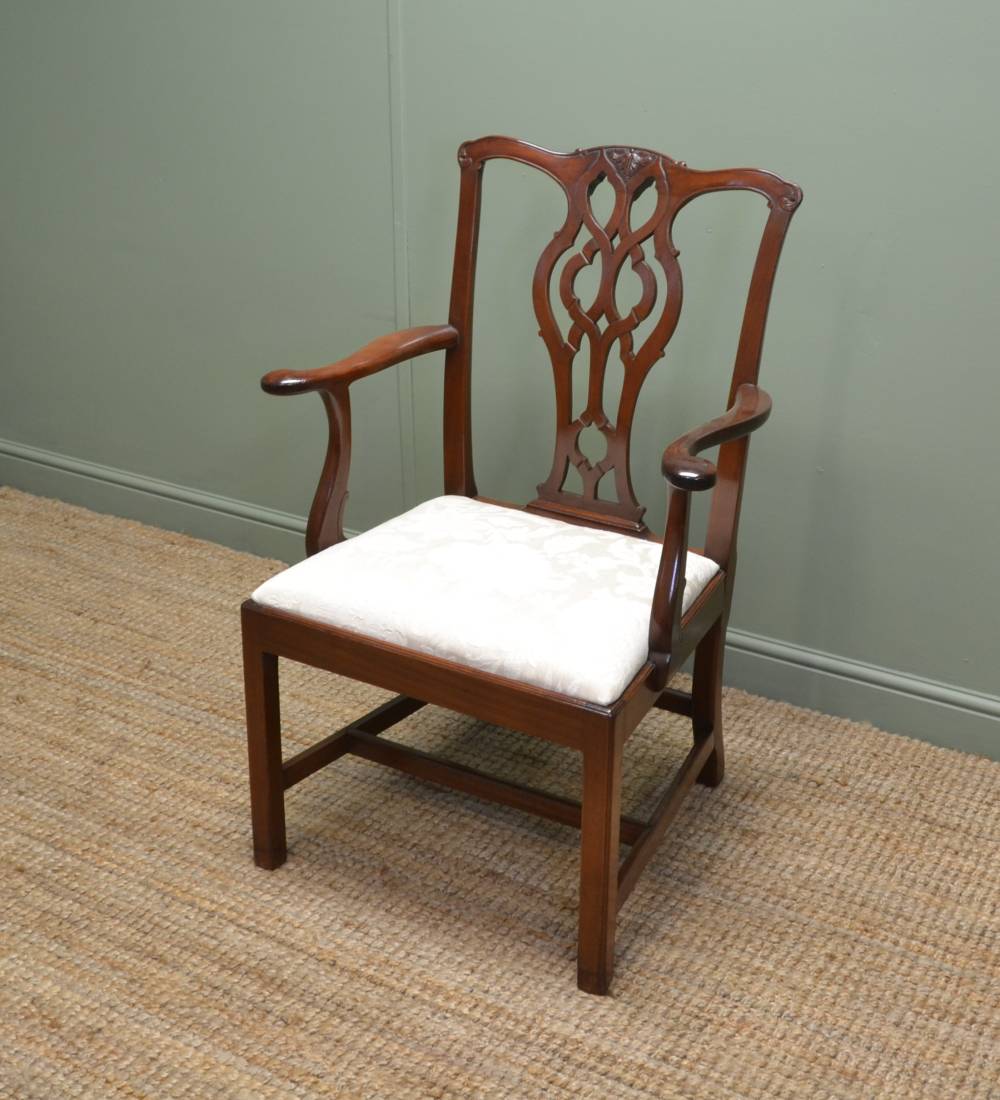 brown chippendale chairs