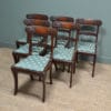 Set of Six Regency Mahogany Antique Dining Chairs