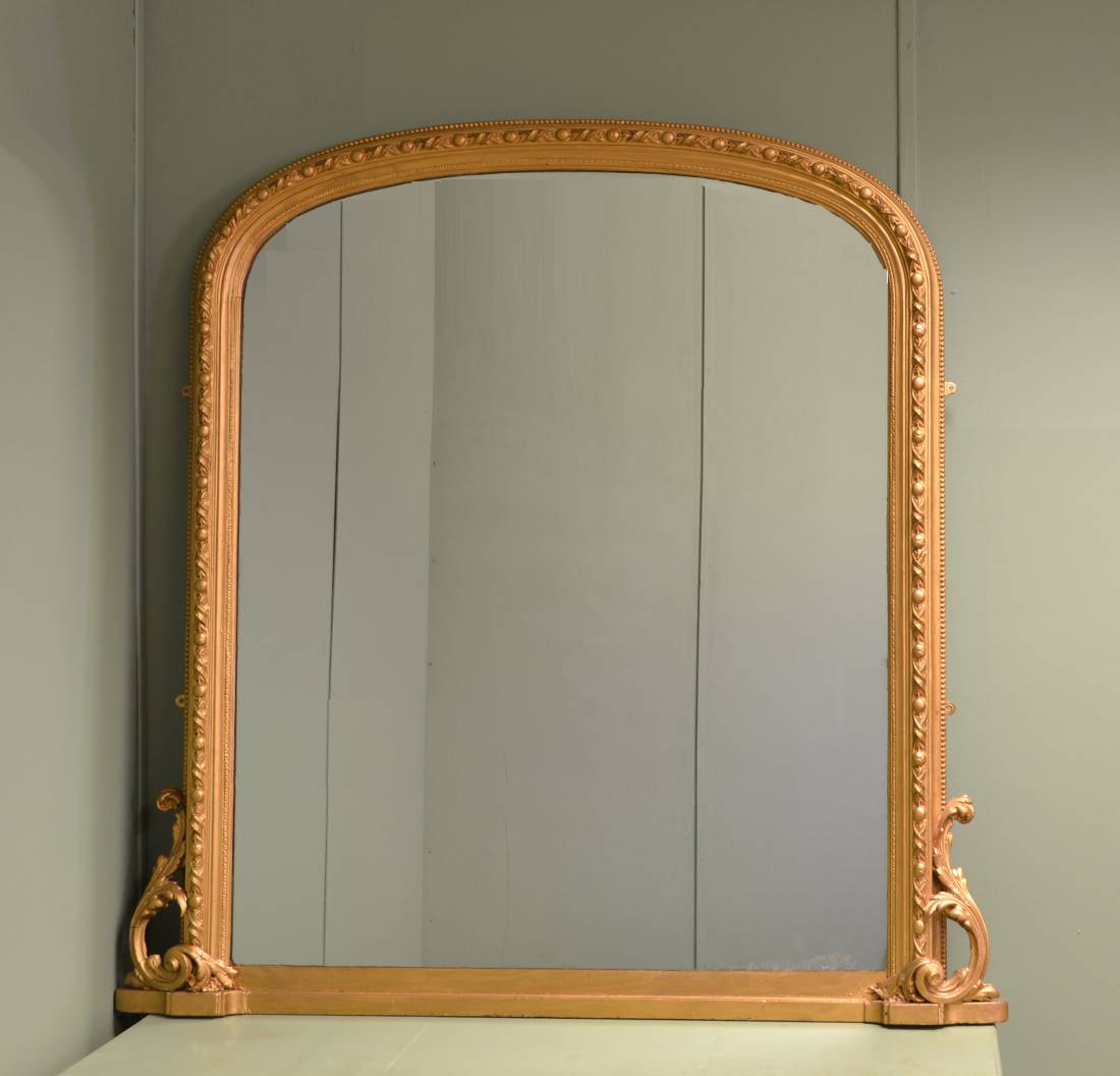 Large Decorative Victorian Antique Overmantle Mirror Antiques World Large Decorative Victorian Antique Overmantle Mirror