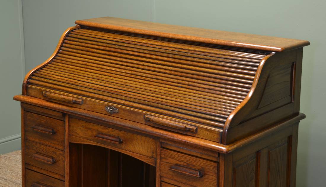 Antique Roll Top Desk Antiques World, Value Of Antique Oak Roll Top Desktop Stand