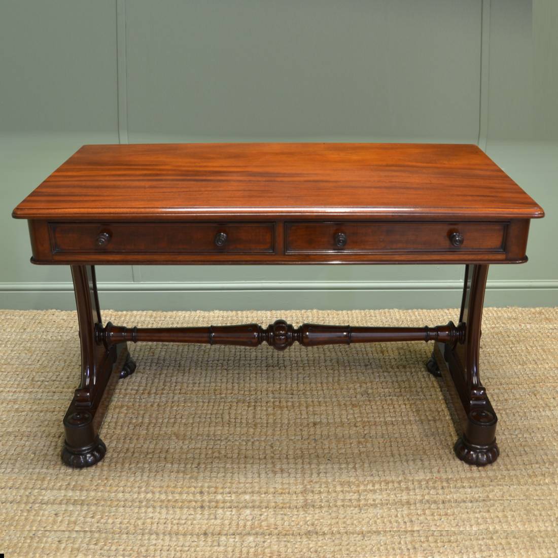 Fabulous Johnstone & Jeanes Antique Victorian Writing Table