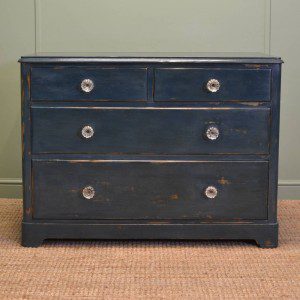 Victorian Painted Antique Chest Of Drawers