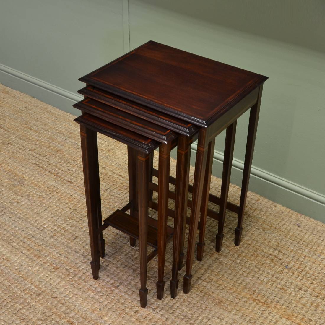 An Edwardian Mahogany Quartetto of Antique Tables.
