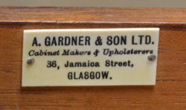 A Gardner & Son Glasgow