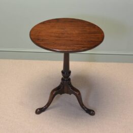 Quality Antique Georgian Mahogany Tripod Table