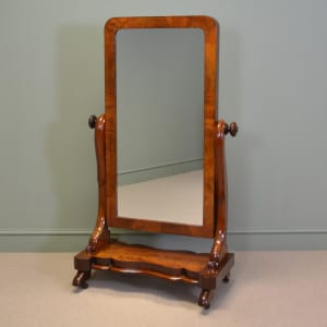 Cheval Mirror of Lovely Small Proportions