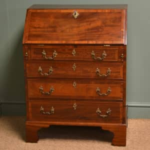 Antique Georgian Bureau Writing Desk