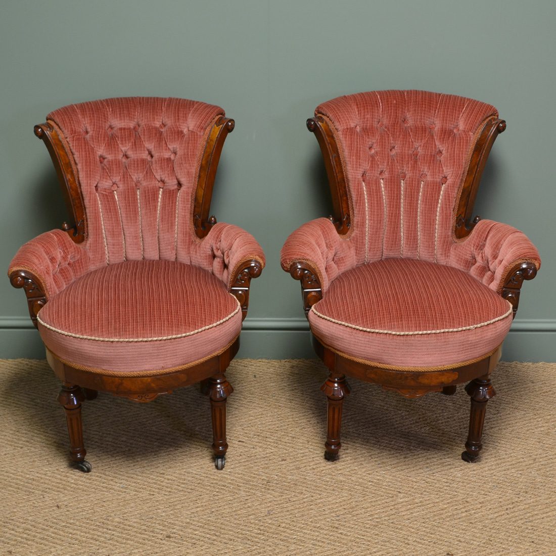 old fashioned bedroom chair