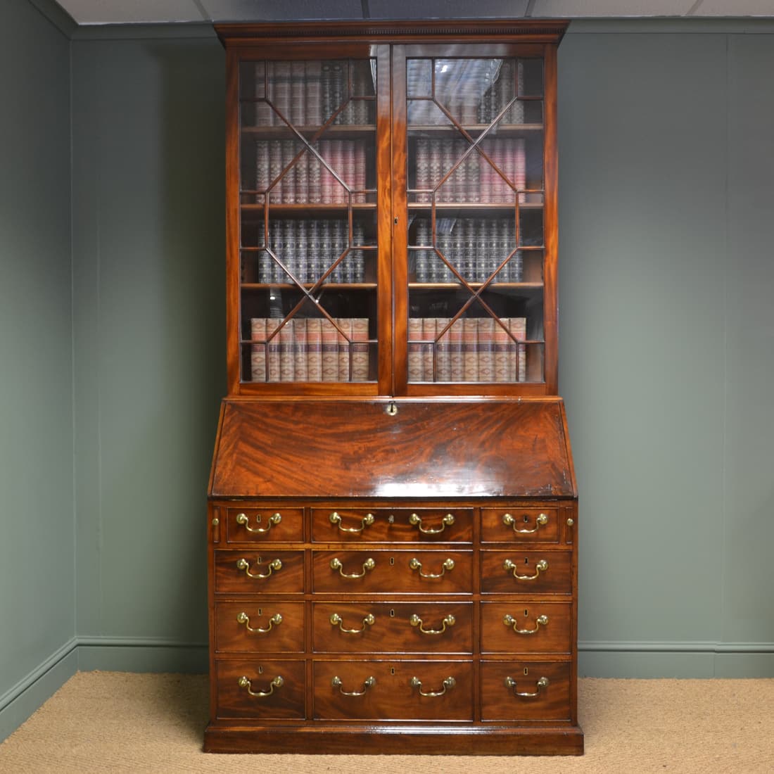 Antique Bureau Bookcase Antiques World, White Bureau Bookcase