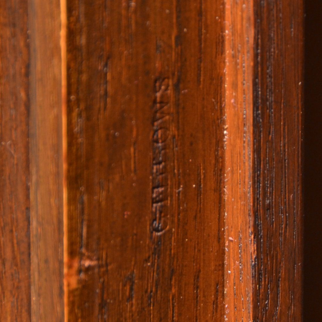 Stamp on the Side of the Wardrobe door
