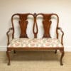 Quality Edwardian Mahogany Antique Double Chair-Back Settee