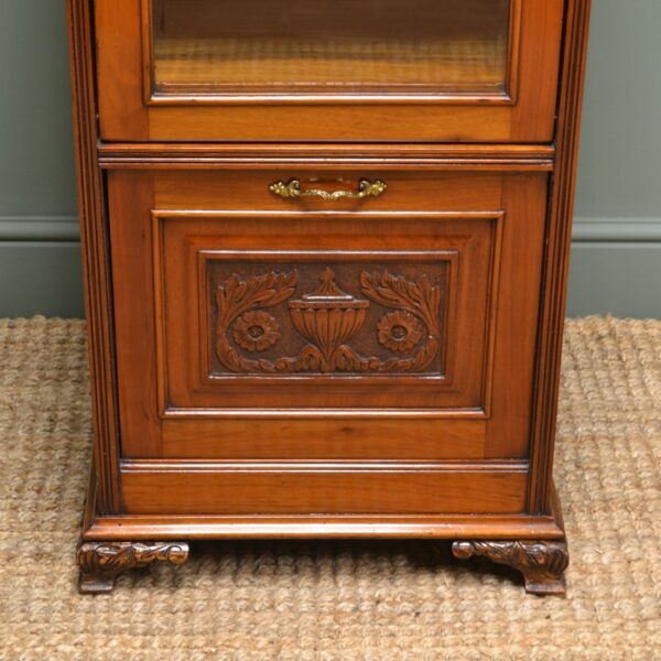 Victorian Walnut Antique Side Cabinet