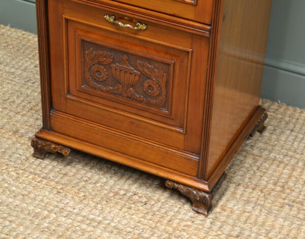 Victorian Walnut Antique Side Cabinet