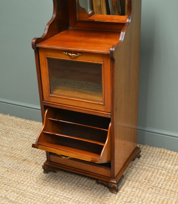 Victorian Walnut Antique Side Cabinet