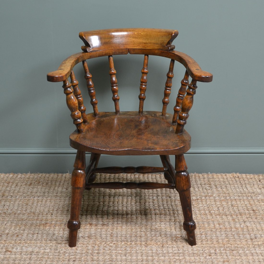 antique smokers bow chair  antiques world