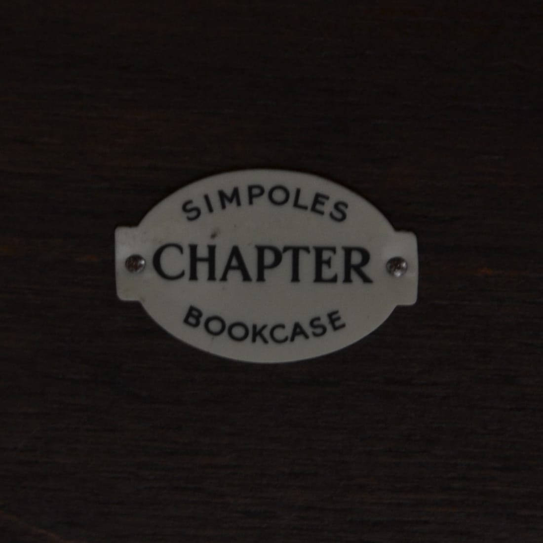 Simpoles Chapter Bookcase