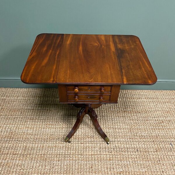 Elegant Regency Mahogany Antique Side / Sofa Table
