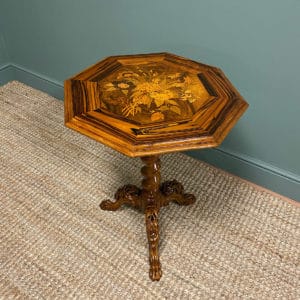 Fine 19th Century Coromandel and Marquetry Victorn Occasional Table