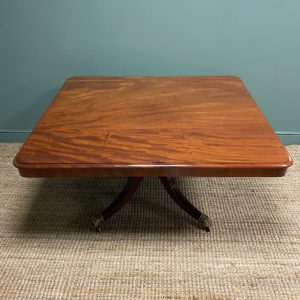 Regency Mahogany Antique Pedestal Dining Table