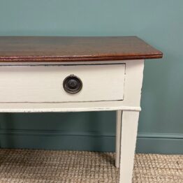 Country Painted Victorian Antique Side Table