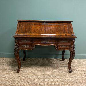 Rococo Rosewood Antique Writing Desk