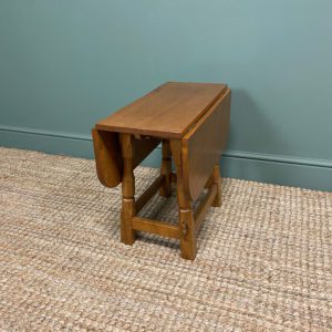 Superb Beaverman (Ex-Mouseman) Drop Leaf Coffee Table