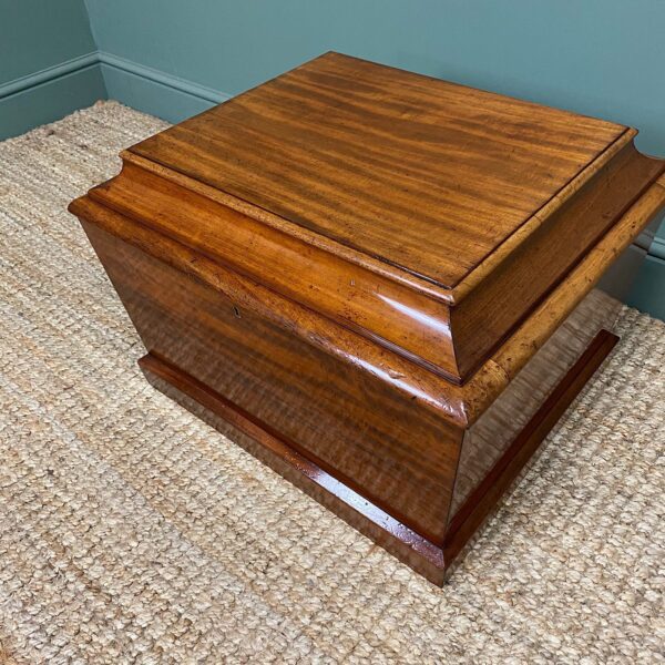 Small Regency Mahogany Antique Cellaret / Wine Box
