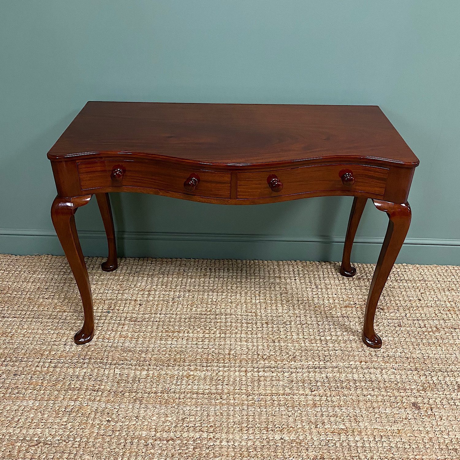 Fine Quality Mahogany Antique Writing Table Antiques World