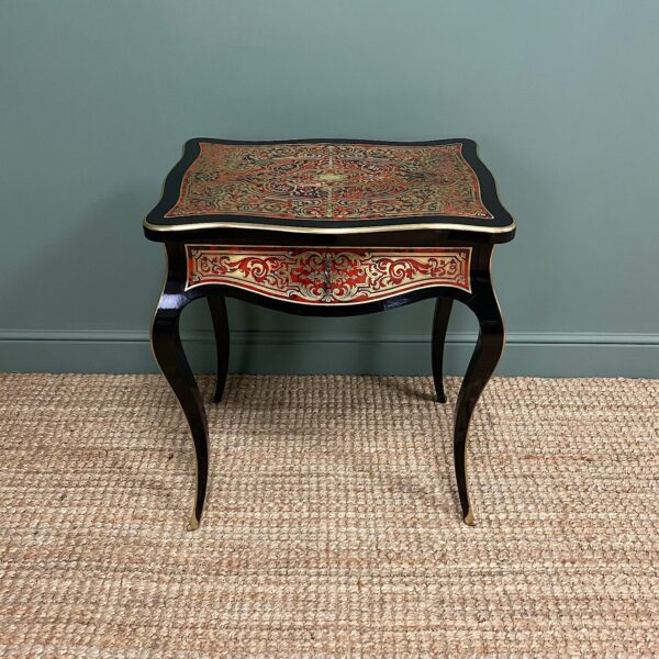 Small 19th Century French Boulle Work Table