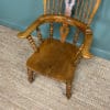 Quality Elm & Ash Broad Arm Antique Windsor Chair