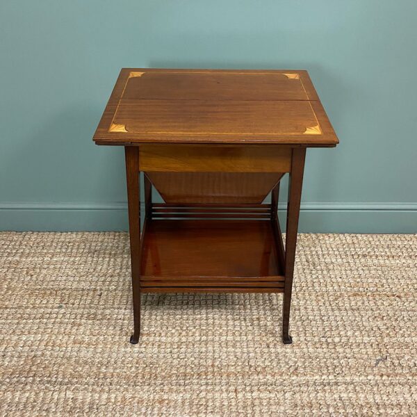 Edwardian Mahogany Antique Work Table