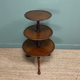 Georgian Mahogany Antique Dumb Waiter