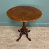 Beautifully Figured Victorian Walnut Antique Occasional Table