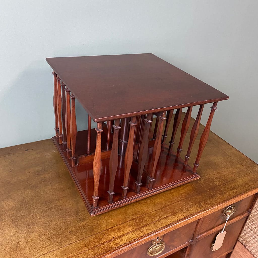 Edwardian Revolving Antique Book Stand Antiques World