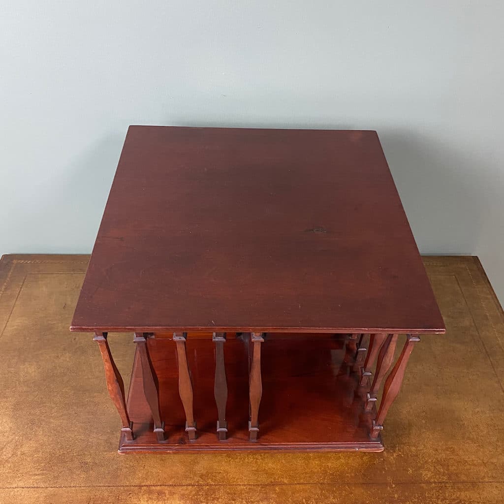 Edwardian Revolving Antique Book Stand Antiques World