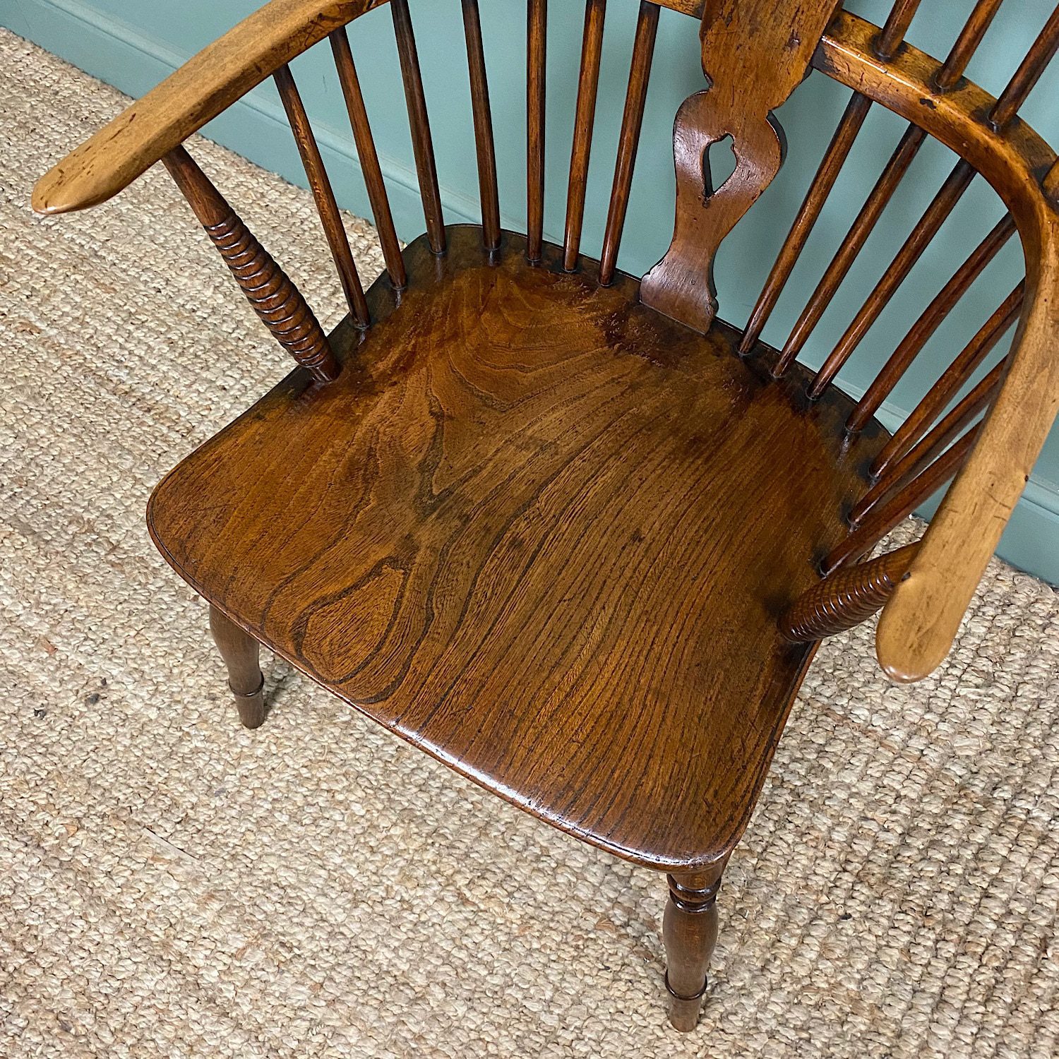 Country House Antique Elm Ash Windsor Chair Antiques World