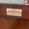 Mahogany Antique Pedestal Desk by Maple & Co