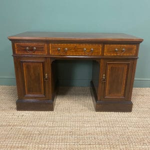 Edwardian Pedestal Desk by Maple & Co