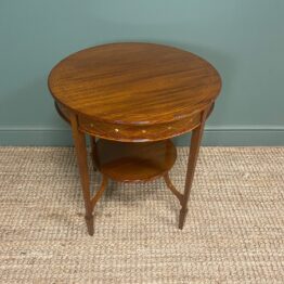 Outstanding Quality Edwardian Inlaid Antique Table