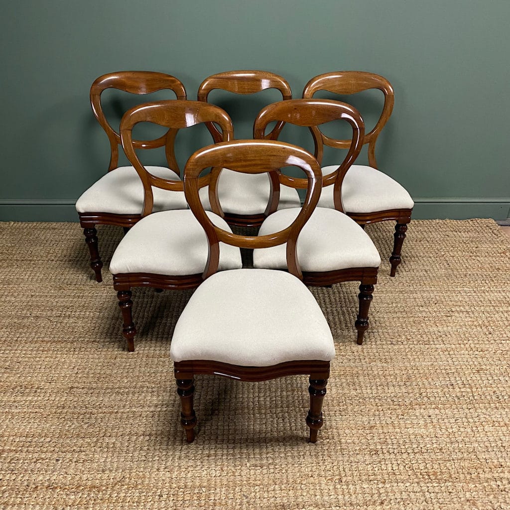 Antique Balloon Back Chairs - Antiques World