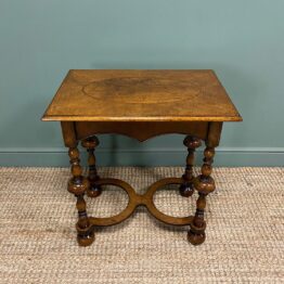Quality Queen Anne Design Antique Walnut Table