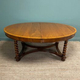 Spectacular Large Edwardian Antique Dining Table