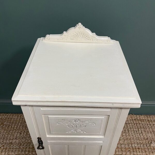Victorian Painted Antique Bedside Cabinet