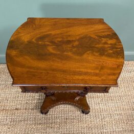 Elegant Regency Mahogany Antique Side Table