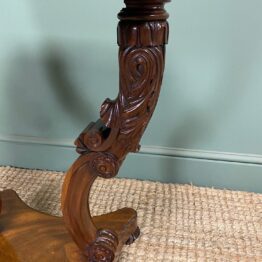 Elegant Regency Mahogany Antique Side Table